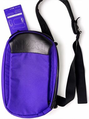 NZXT x NOMATIC Purple Sling Bag NWT Rare Tech EDC Crossbody Travel Organizer